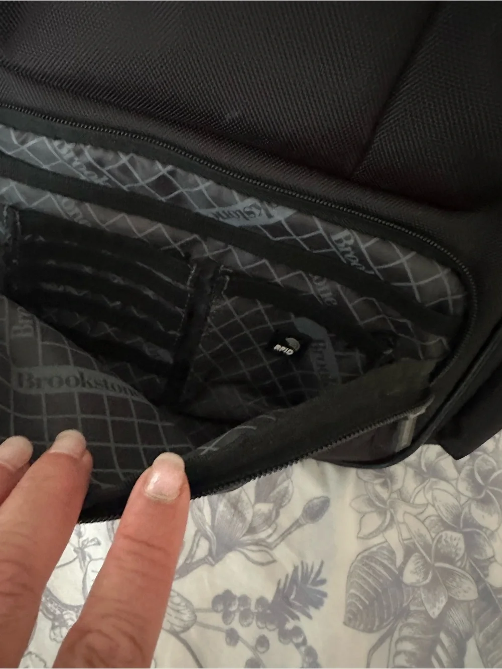 Brookstone Black Travel Backpack